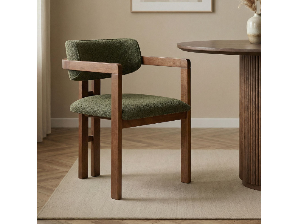 Toscana" wooden chair - 54 x 54 x 76 cm - Green