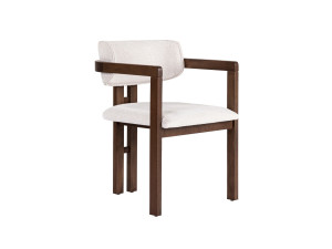 Toscana" wooden chair - 54 x 54 x 76 cm - White