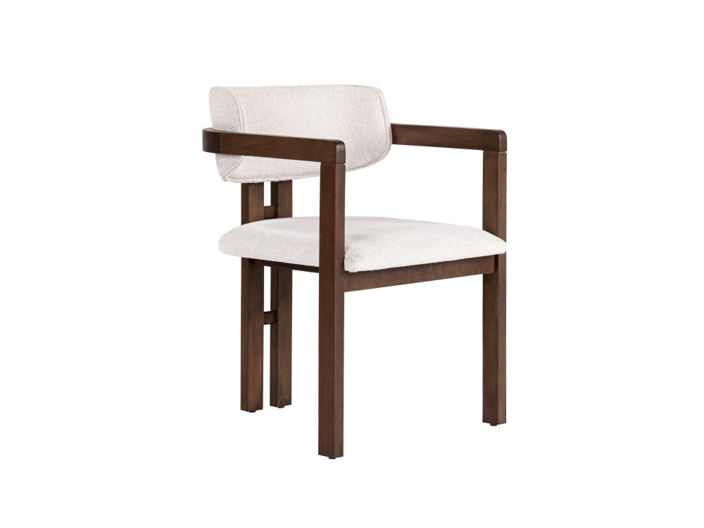 Toscana" wooden chair - 54 x 54 x 76 cm - White
