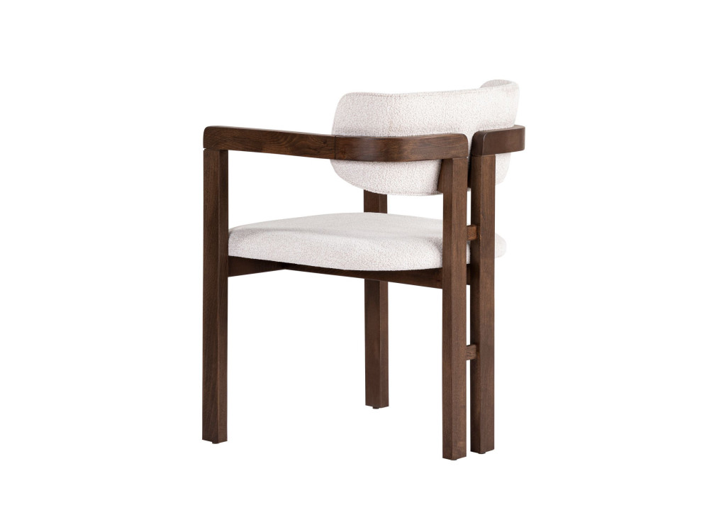 Toscana" wooden chair - 54 x 54 x 76 cm - White
