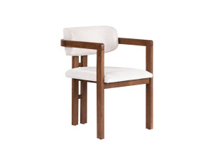 Toscana" wooden chair - 54 x 54 x 76 cm - White