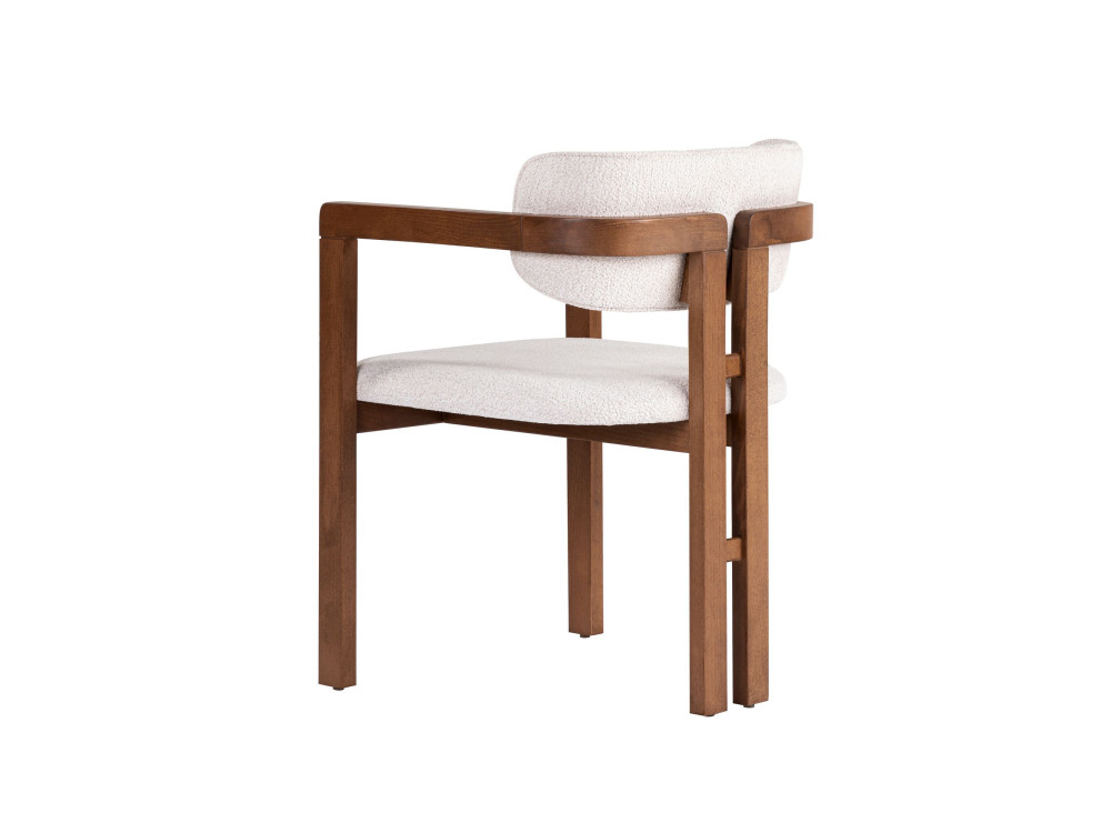 Toscana" wooden chair - 54 x 54 x 76 cm - White