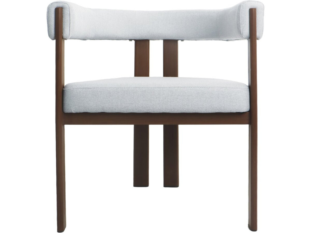 "Neora" Wood-Look Dining Chair - Light Gray