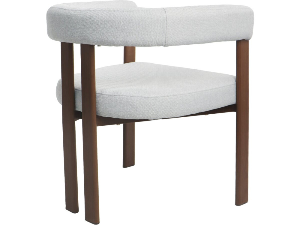 "Neora" Wood-Look Dining Chair - Light Gray