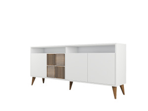 Milan" wooden console - 180 x 35 x 78 cm - White