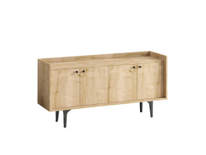 Navi" wooden sideboard - 150 x 40 x 80 cm - Beige