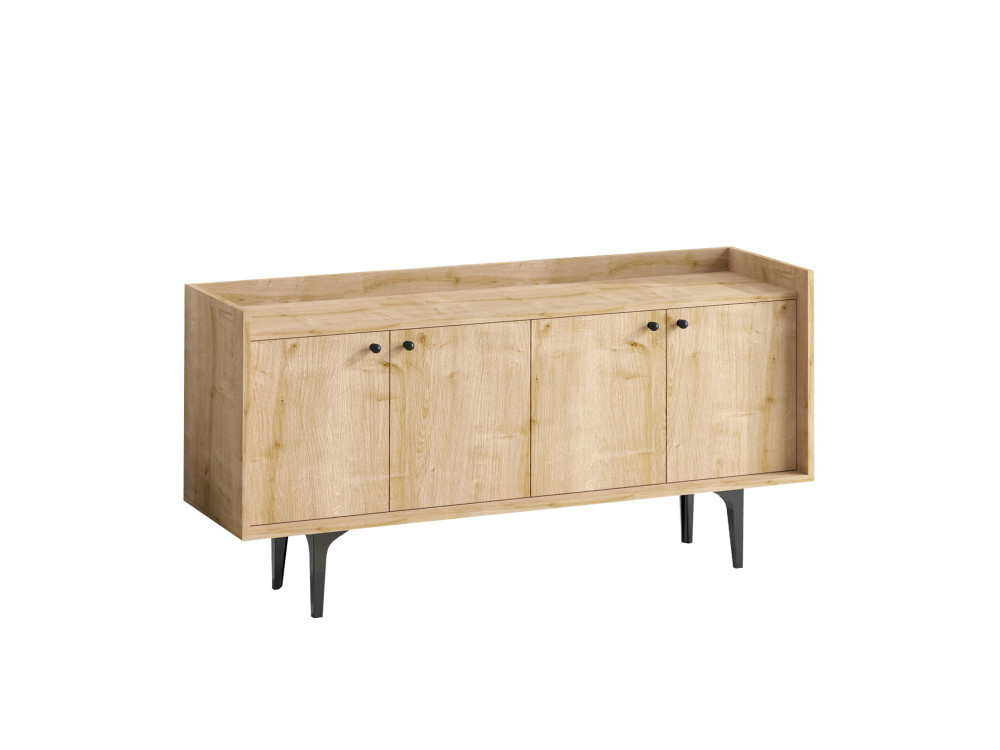 Navi" wooden sideboard - 150 x 40 x 80 cm - Beige
