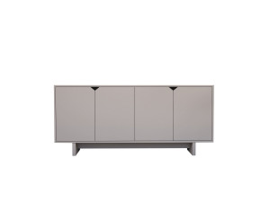 Oz" wooden sideboard - 180 x 40 x 81 cm - Beige