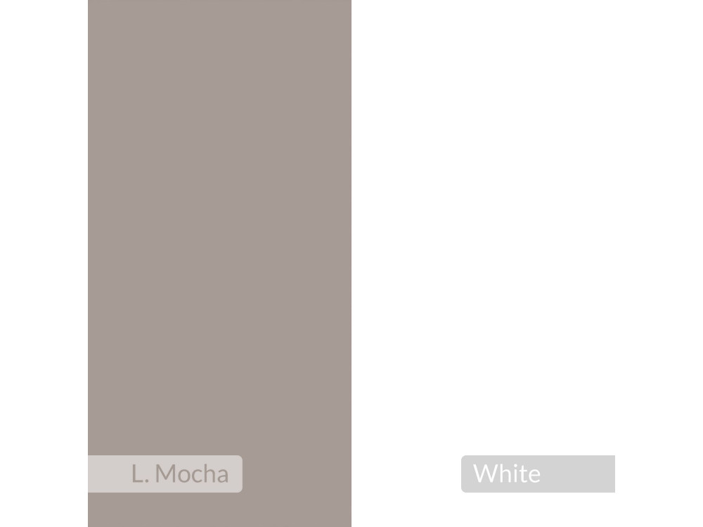 Gora" wooden sideboard - 110 x 36 x 82 cm - Light mocha brown