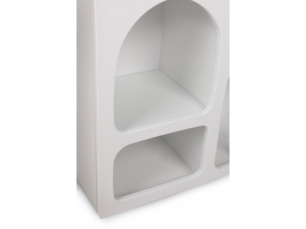 Liva" wooden sideboard - 120 x 37 x 74 cm - White