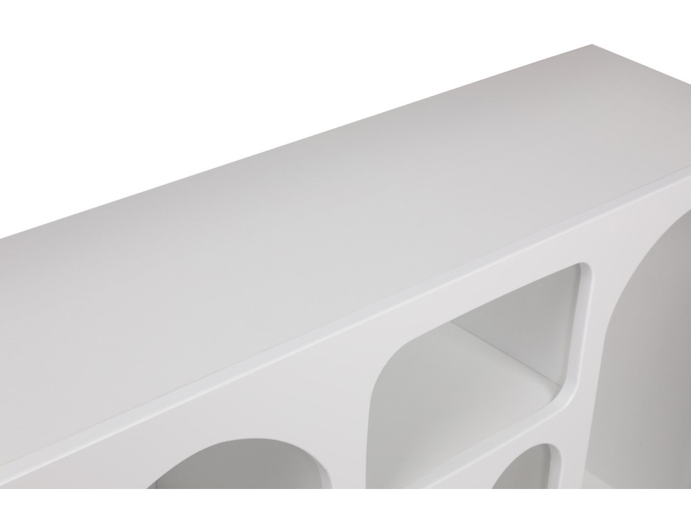 Liva" wooden sideboard - 120 x 37 x 74 cm - White