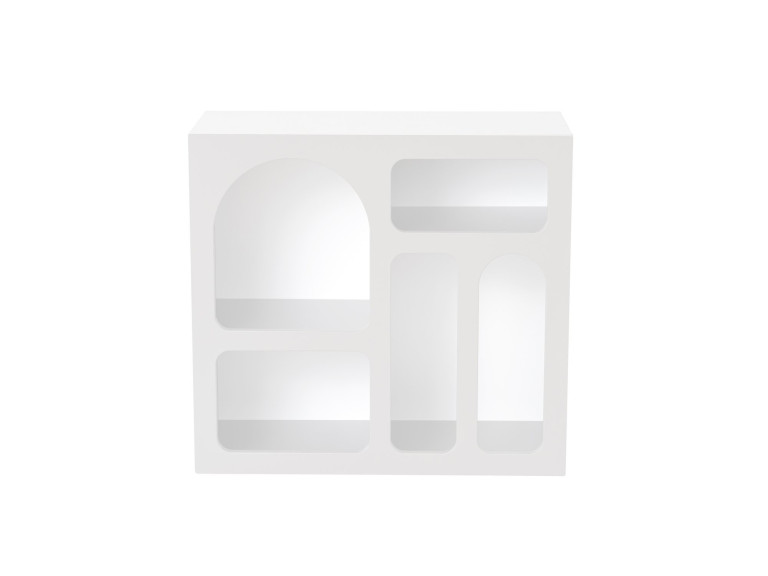 Lessa" wooden sideboard - 80 x 37 x 74 cm - White