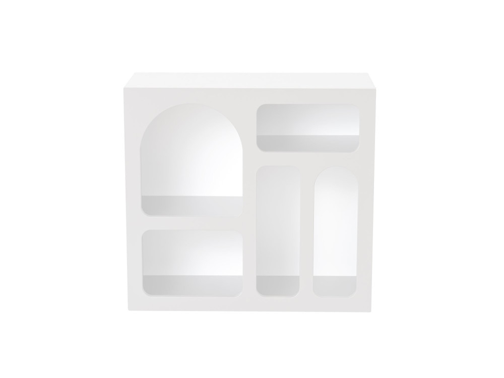 Lessa" wooden sideboard - 80 x 37 x 74 cm - White