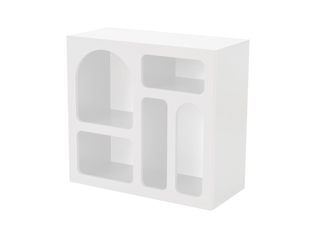 Lessa" wooden sideboard - 80 x 37 x 74 cm - White