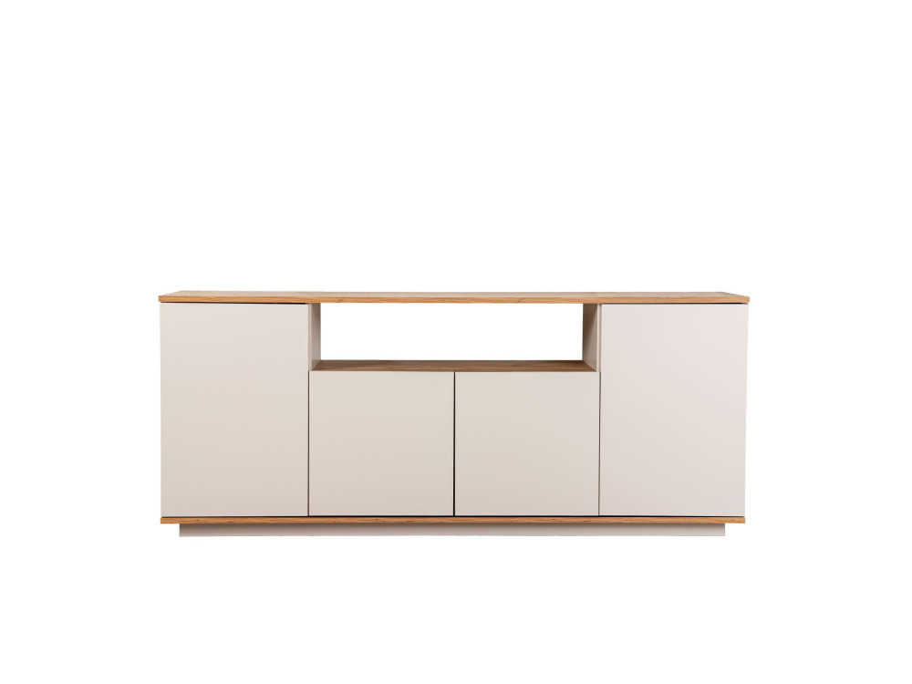 Arista" wooden sideboard - 180 x 44 x 75 cm - Beige