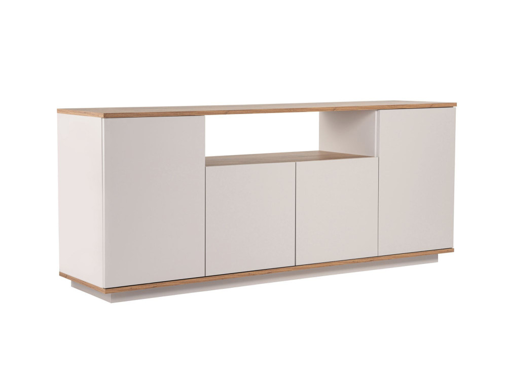 Arista" wooden sideboard - 180 x 44 x 75 cm - Beige