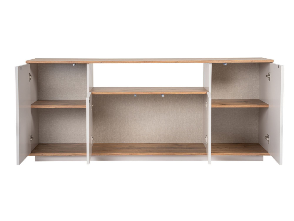 Arista" wooden sideboard - 180 x 44 x 75 cm - Beige