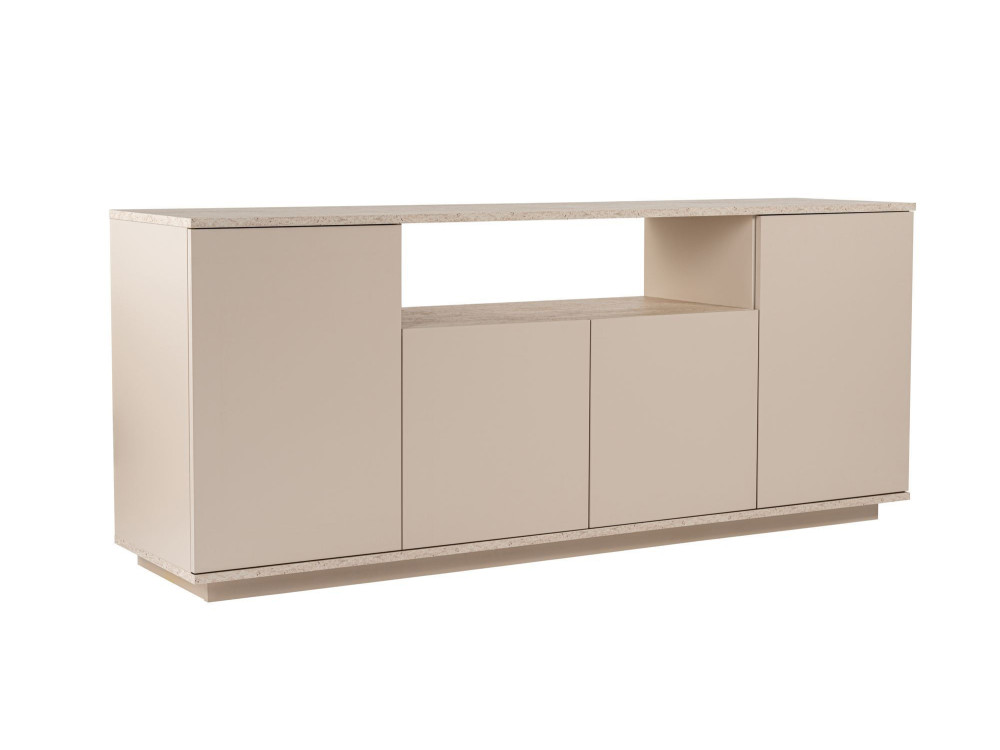 Arista" wooden console 180 x 44.5 x 75 cm - Mink