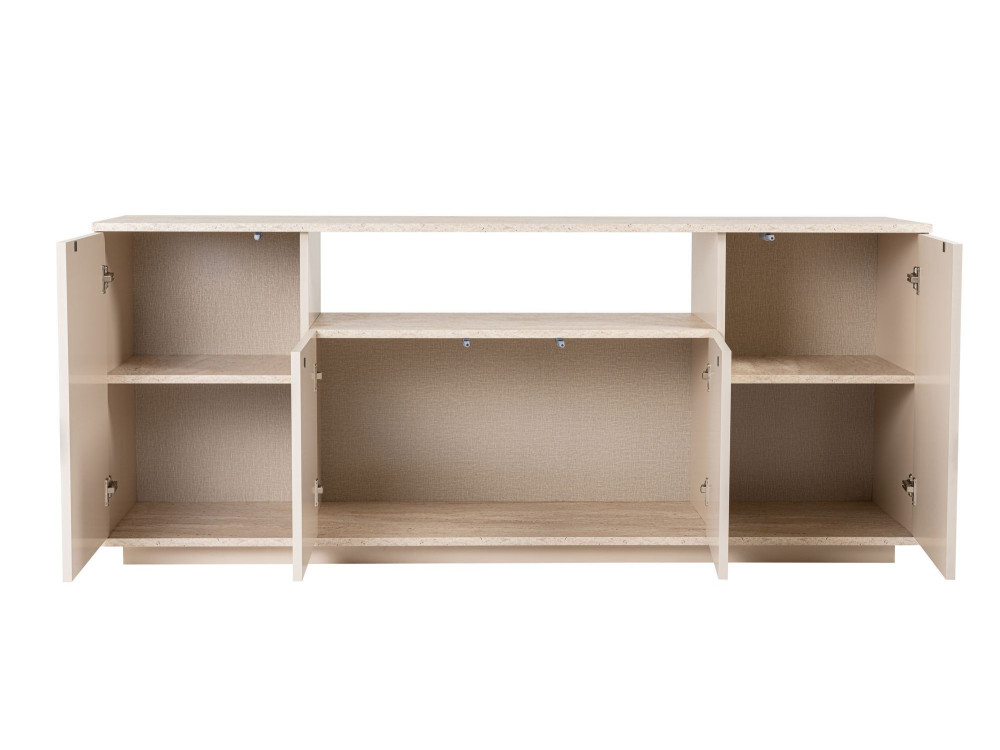 Arista" wooden console 180 x 44.5 x 75 cm - Mink