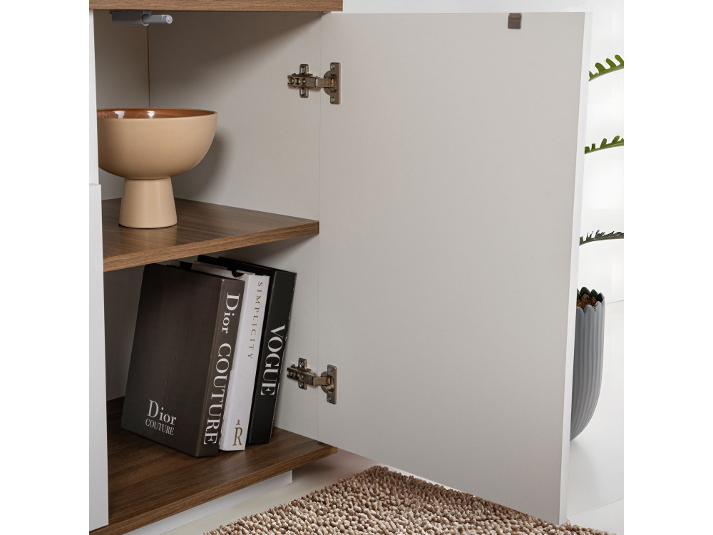 Arista" wooden sideboard - 180 x 44 x 75 cm - White