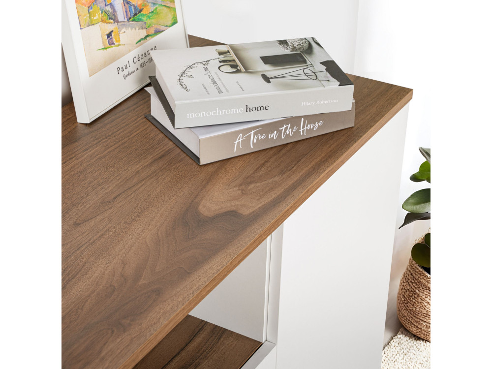 Arista" wooden sideboard - 180 x 44 x 75 cm - White