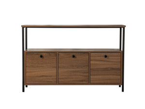 Solace" wooden sideboard - 120 x 30 x 77 cm - Brown