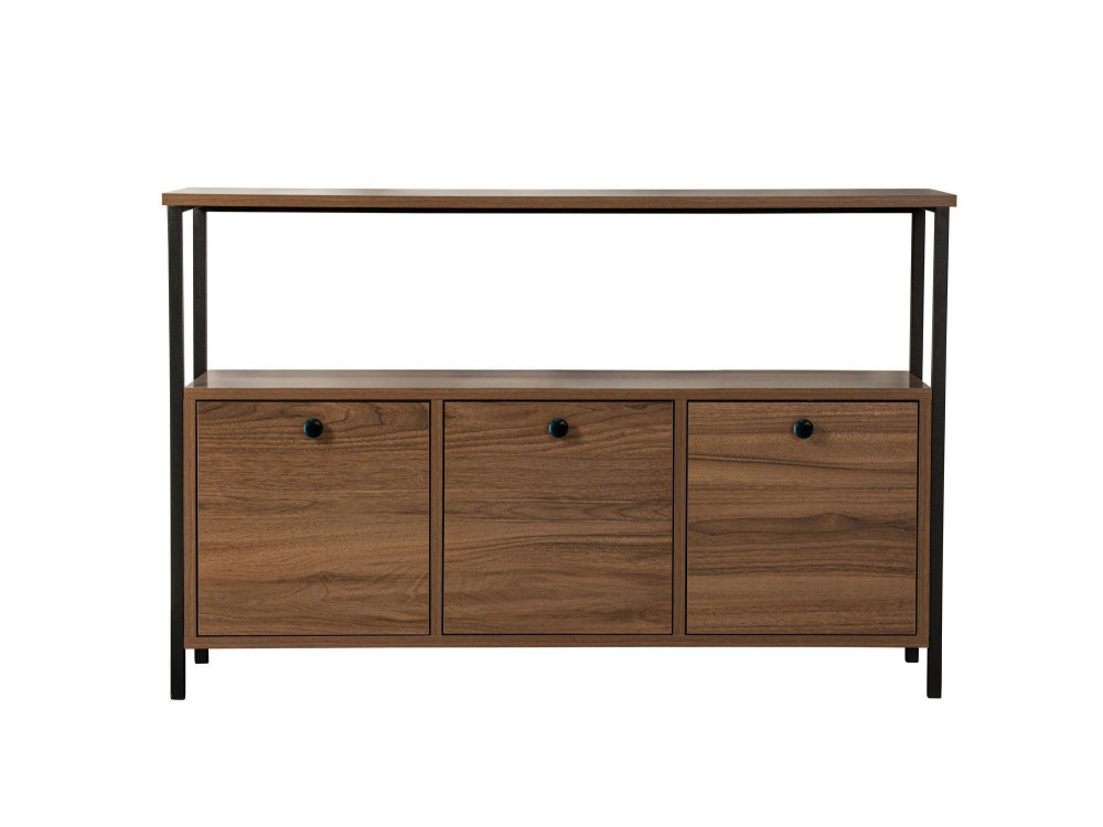 Solace" wooden sideboard - 120 x 30 x 77 cm - Brown