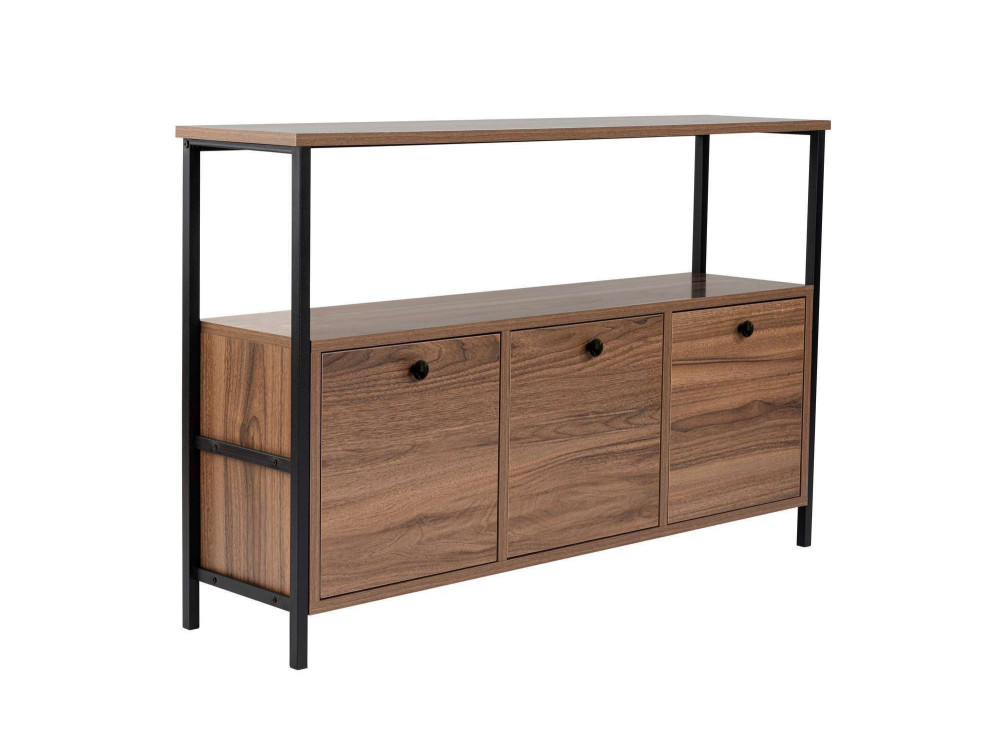 Solace" wooden sideboard - 120 x 30 x 77 cm - Brown