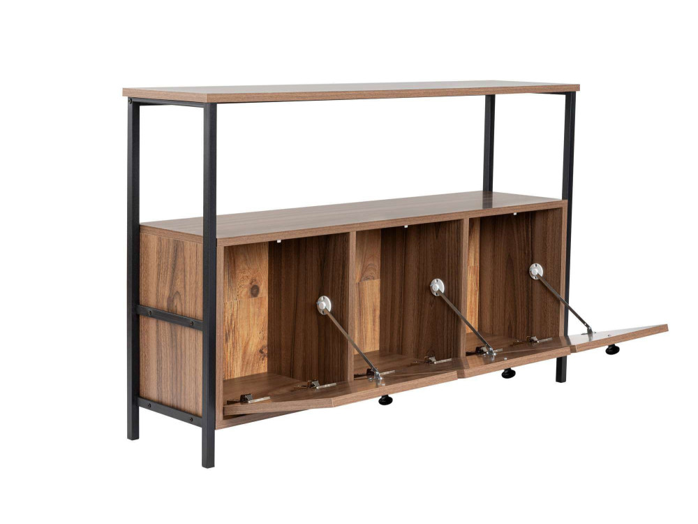 Solace" wooden sideboard - 120 x 30 x 77 cm - Brown