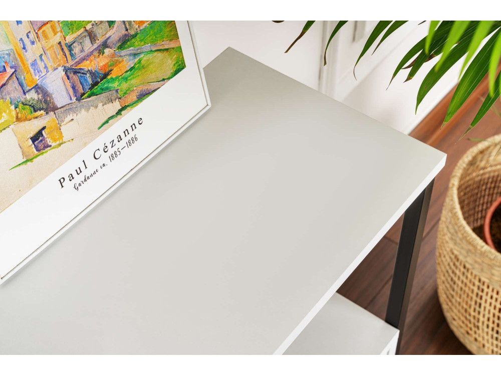 Solace" wooden sideboard - 120 x 30 x 77 cm - White