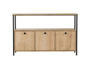 Solace" wooden sideboard - 120 x 30 x 77 cm - Beige