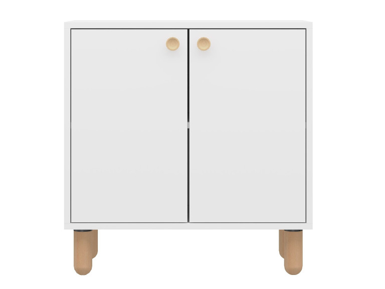 Lina" wooden sideboard - 72 x 36 x 73 cm - White