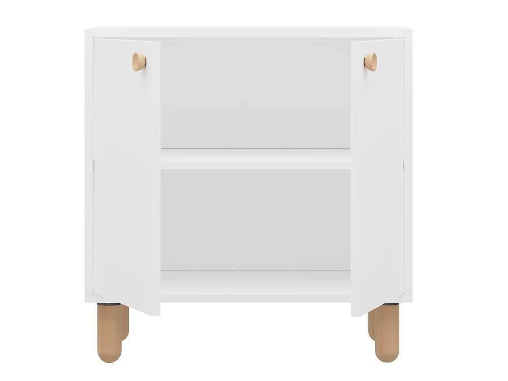 Lina" wooden sideboard - 72 x 36 x 73 cm - White
