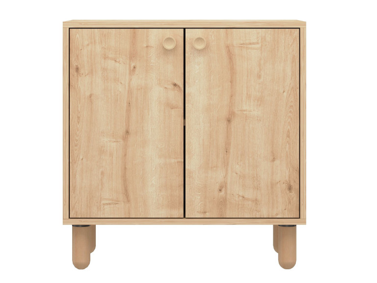Lina" wooden sideboard - 72 x 36 x 73 cm - Beige