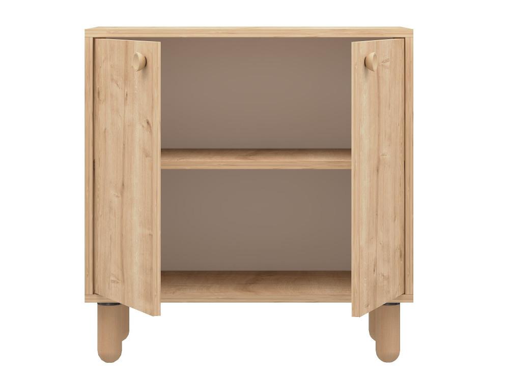 Lina" wooden sideboard - 72 x 36 x 73 cm - Beige