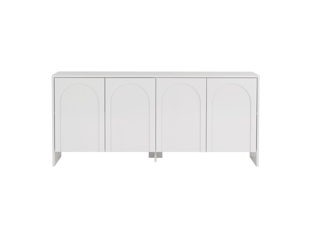 Arlen" wooden sideboard - 180 x 45 x 80 cm - White