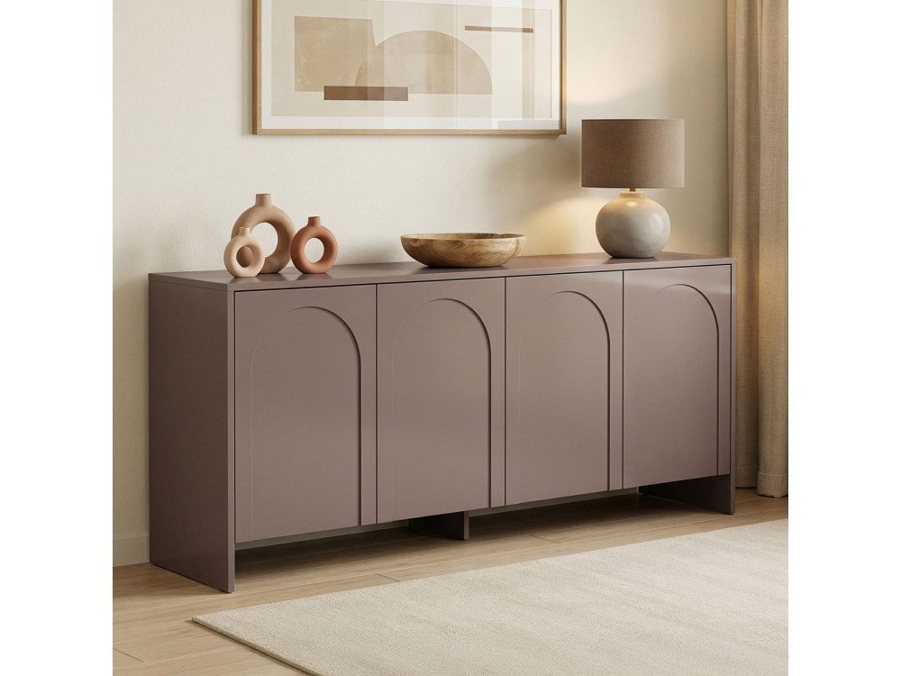 Arlen" wooden sideboard - 180 x 45 x 80 cm - Atlas