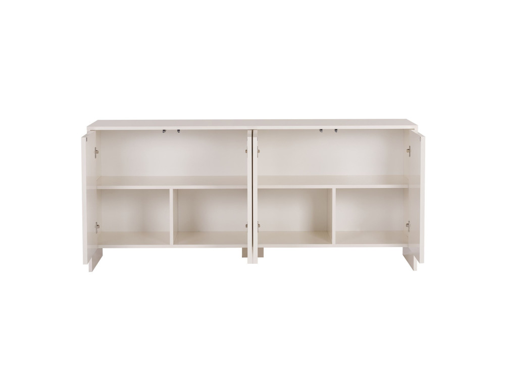 Arlen" wooden sideboard - 180 x 45 x 80 cm - Cream