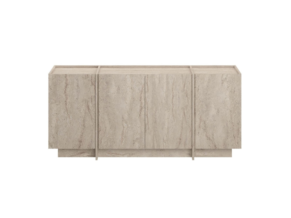 Dorma" wooden sideboard - 180 x 45 x 80 cm - Travertine