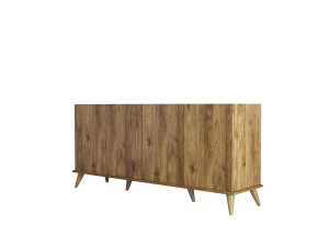 Elegante" wooden sideboard - 180 x 45 x 80 cm - Brown