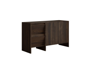 Laris 130" wooden sideboard - 130 x 44 x 82 cm - Brown