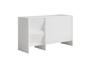 Laris 130" wooden sideboard - 130 x 44 x 82 cm - White