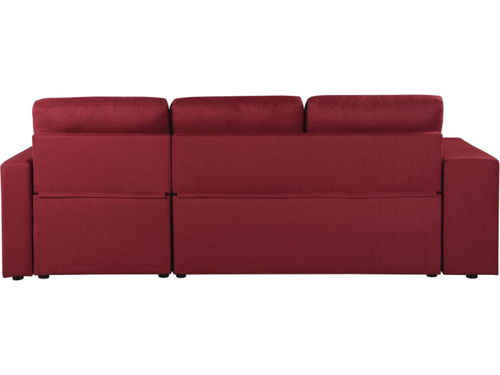 Convertible corner sofa "Axel" - Red