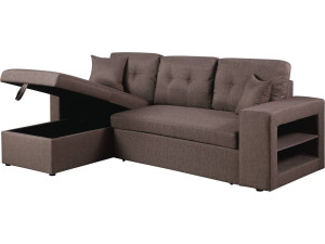 Convertible corner sofa "Axel" - Taupe