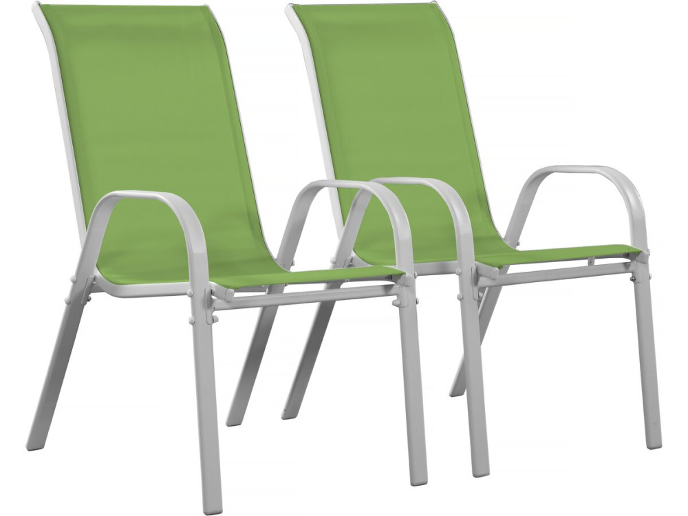 Textelene Garden Armchair "Cordoba" - Phoenix - Green - Set of 2
