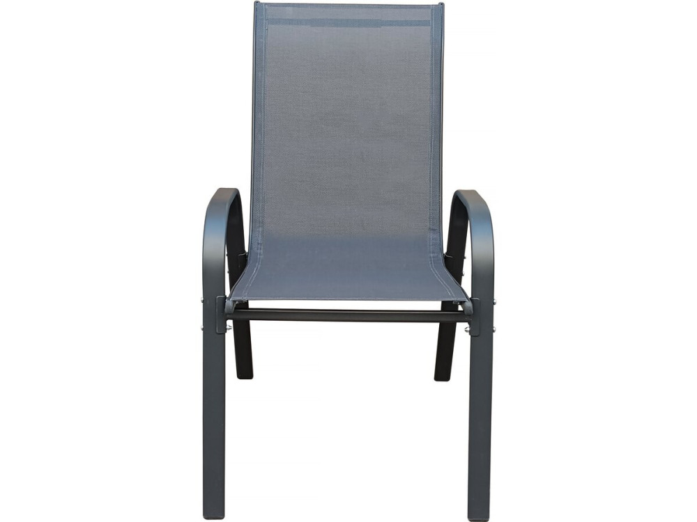 Cordoba" textilene garden armchair - Phoenix - Set of 2 - Anthracite