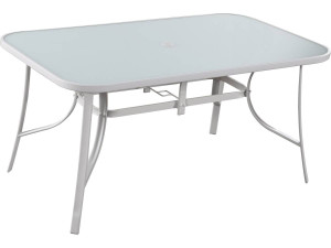 Garden table "Cordoba" - Phoenix - 6 sits - White