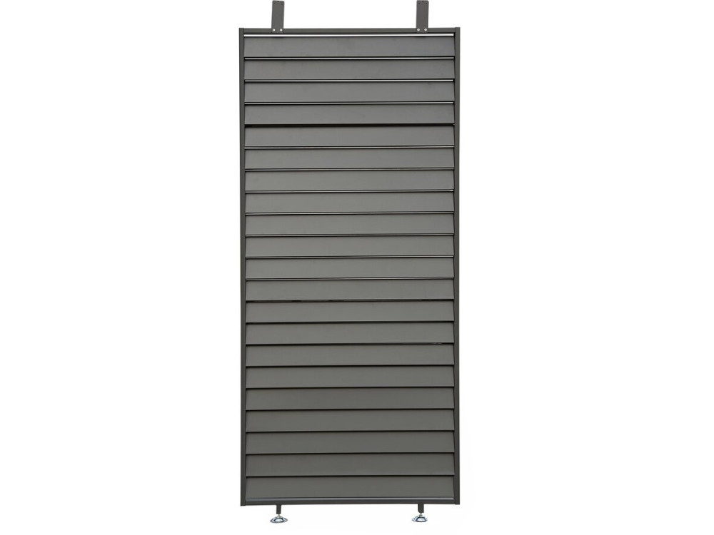 Bioclimatic pergola with 7 "Windsor" aluminum louvers - 3 x 4 m - Gray