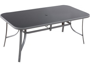 "Cordoba" garden table - Phoenix - 8 sits - Silver