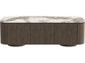"Zora" TV Stand with Ceramic Top - 160 cm - Brown